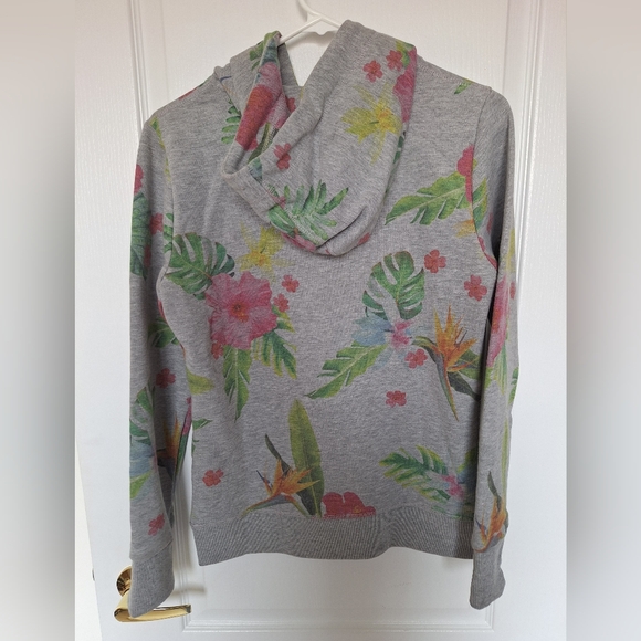 NWT Superdry And Co Vintage Logo Photo Tropical Floral Hoodie Sweatshirt - Picture 11 of 12